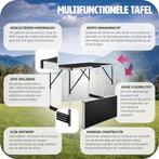 TecTake Aluminium Behangtafel 3-delig | Multifunctionele Taf, Verzenden, Nieuw