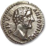 Romeinse Rijk. Antoninus Pius (138-161 n.Chr.). Denarius, Postzegels en Munten, Munten | Europa | Niet-Euromunten