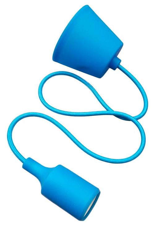 LED lamp DIY | pendel hanglamp - strijkijzer snoer | E27 sil, Huis en Inrichting, Lampen | Overige, Nieuw, Verzenden