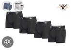 4 Cappuccino herenboxers -Zwart-XXL, Kleding | Heren, Ondergoed, Verzenden