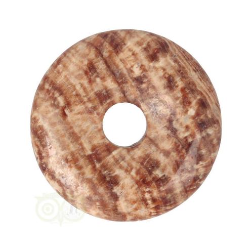 Aragoniet Donut Nr 2 - Ø 4  cm, Sieraden, Tassen en Uiterlijk, Edelstenen, Nieuw, Verzenden