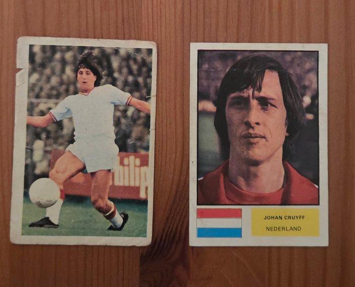 1970s Panini Johan Cruyff #2; #3 FREE shipping ! - 2 Sticker, Verzamelen, Stickers