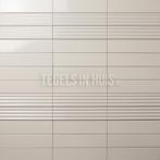 Wandtegel costa nova decor ribbel praia pale beige glans, Ophalen, Nieuw, 10 m² of meer, Wandtegels