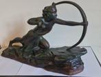 Jospe. Simonetti - Beeld, DIANE CHASSERESSE - 30 cm - Gips, Antiek en Kunst