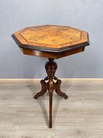 Bijzettafel met intarsia inlegwerk - Bijzettafel - Hout -