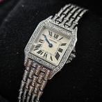 Cartier - Santos Demoiselle Diamonds - 2698 - Dames -, Sieraden, Tassen en Uiterlijk, Horloges | Heren, Nieuw