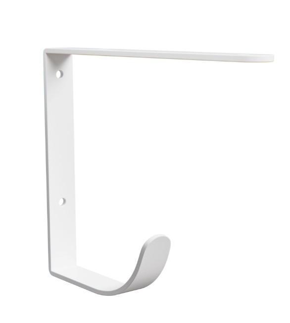 Plankdrager 180x145x20 mm wit staal, Huis en Inrichting, Woonaccessoires | Wandplanken en Boekenplanken, Verzenden