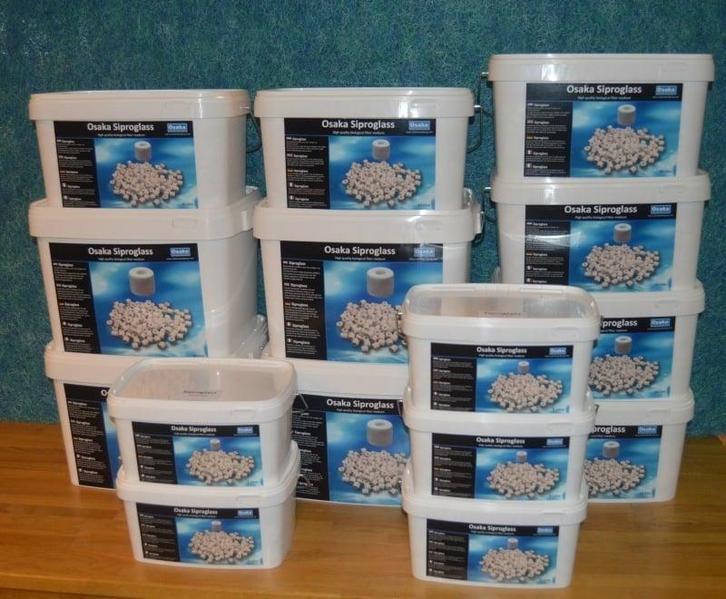 Osaka Siproglass 5 liter biologisch filtermateriaal, Dieren en Toebehoren, Vissen | Aquaria en Toebehoren, Filter of Co2, Nieuw