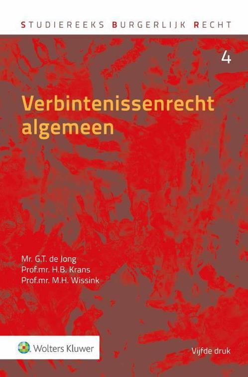 Verbintenissenrecht algemeen 9789013141542 G.T. de Jong, Boeken, Wetenschap, Zo goed als nieuw, Verzenden