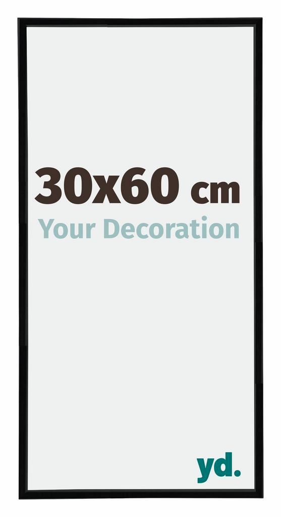 Fotolijst 30x60 cm - Zwart Hoogglans - Kunststof - Annecy, Huis en Inrichting, Woonaccessoires | Lijsten, Nieuw, Verzenden