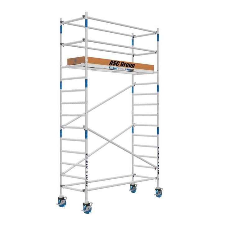 ASC Rolsteiger 90 x 5.2 mtr werkhoogte, Doe-het-zelf en Verbouw, Steigers, Rolsteiger of Kamersteiger, Nieuw, 2 tot 5 meter, Verzenden