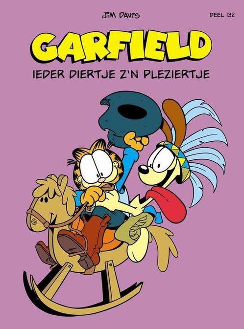 Garfield album 132. ieder diertje zn pleziertje Jim Davis, Boeken, Stripboeken, Gelezen, Verzenden