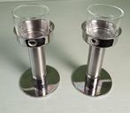 WMF Hotel - Kaarsenhouder (2) - Staal, Verzilverd - WMF, Antiek en Kunst