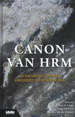 Canon voor HRM, 9789462156449, Boeken, Zo goed als nieuw, Studieboeken, Verzenden