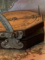 Equinoctial sundial - Hout, Metaal, Papier - Italië -, Antiek en Kunst