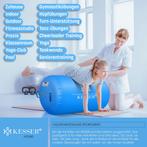 Airtrack - Turnmat - Gymnastiek Rol - 120x60 cm - Blauw - KE, Sport en Fitness, Verzenden, Zo goed als nieuw