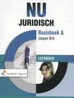 NU Juridisch basisboek A leerboek 9789001838775, Zo goed als nieuw
