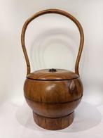 Houten emmer / container met deksel – China - Hout - China -