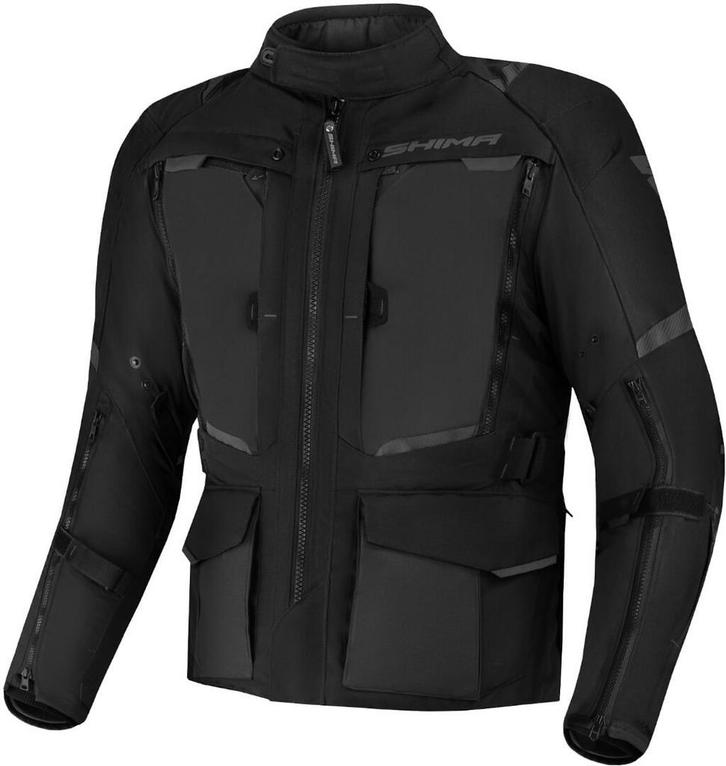 SHIMA Hero 2.0 Waterproof Zwart Textiele Motorjas, Motoren, Kleding | Motorkleding, Heren, Nieuw met kaartje, Jas | textiel, Verzenden