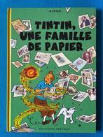 Tintin - Tintin - étude - une famille de papier, dédicacé -, Nieuw