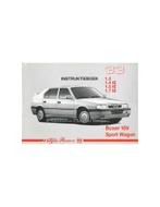1991 ALFA ROMEO 33 + SPORTWAGON INSTRUCTIEBOEKJE NEDERLANDS, Auto diversen, Handleidingen en Instructieboekjes