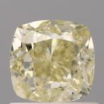 1 pcs Diamant  (Natuurlijk gekleurd)  - 1.00 ct - Cushion -, Nieuw