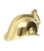 Gouden Brandweerhelm luxe ketting hanger, Verzenden, Nieuw
