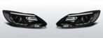 Koplampen Tube Light| Ford Focus MK3 2011-2014 | zwart, Auto-onderdelen, Verlichting, Verzenden, Nieuw, Ford