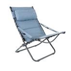 Crespo Tex Comfort AP-262 loungestoel - Blauw, Caravans en Kamperen, Kampeeraccessoires, Nieuw