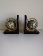 Boekensteunen (2) - Hout - Boekenkasten Globen, Antiek en Kunst, Curiosa en Brocante