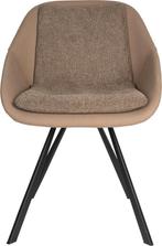 2dekans | Dutchbone Wakefield Stoel Beige - Set van 2, Ophalen of Verzenden, Zo goed als nieuw