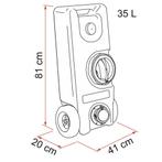 Fiamma Schoonwatertank Roll-Tank 40F, Ophalen of Verzenden, Nieuw