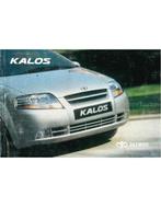 2003 DAEWOO KALOS INSTRUCTIEBOEKJE NEDERLANDS, Auto diversen, Handleidingen en Instructieboekjes