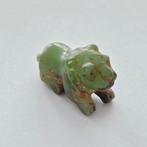 Sino-Siberian Jade Tijger Kraal Talisman - 35 mm (Zonder, Antiek en Kunst