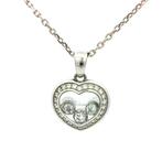 Chopard - Halsketting - Happy Diamonds - 18 karaat Witgoud -, Sieraden, Tassen en Uiterlijk, Kettingen, Nieuw