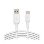 Belkin boost charge USB-A naar USB-C kabel 3 meter wit, Nieuw, Ophalen of Verzenden
