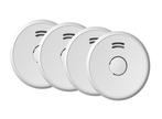 4-pack Profile Optische Rookmelder - 85dB - Wit, Verzenden, Nieuw