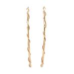 Gouden vintage fantasie oorringen 18 kt, Ophalen of Verzenden, Nieuw