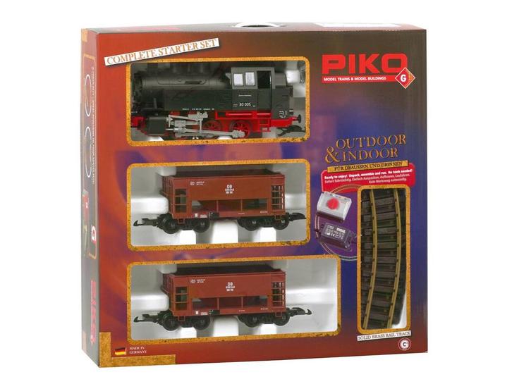 PIKO 37100 Start-Set Güterzug BR 80 + 2 Schüttgutwagen, Hobby en Vrije tijd, Modeltreinen | Overige schalen, Overige typen, Nieuw