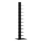 Boekenkast Eksjö schap 150x39x39 cm zwart mat [en.casa], Huis en Inrichting, Kasten | Boekenkasten, Verzenden, Nieuw