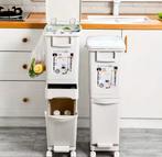 Grote Prullenbak 29L/32L – Dubbel Vak met Voetpedaal, Huis en Inrichting, Verzenden, Nieuw