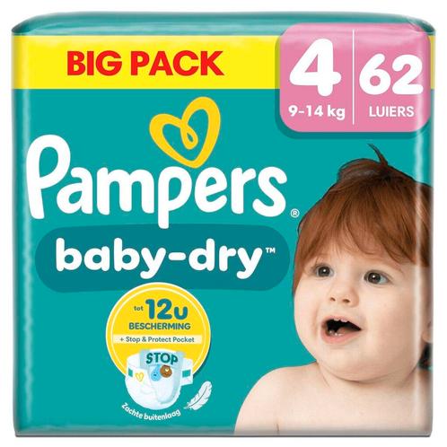 Pampers Baby-Dry Maat 4 Luiers, Kinderen en Baby's, Overige Kinderen en Baby's, Nieuw, Verzenden
