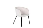 Eetkamerstoel - Bailey - Gebroken Wit - Fluweel - Jörn, Huis en Inrichting, Stoelen, Verzenden, Nieuw