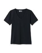 HEMA Dames T-shirt perfect comfort katoen zwart 2+1 gratis, Verzenden, Nieuw
