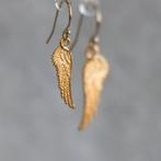 Prachtige unieke oorbellen: Engelenvleugels goud en zilver, Sieraden, Tassen en Uiterlijk, Oorbellen, Nieuw, Goud, Overige materialen