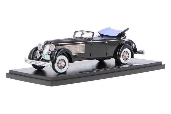 Duesenberg SJ Town Car by Rollson Cabriolet EMUS43004C, Hobby en Vrije tijd, Modelauto's | 1:43, Verzenden