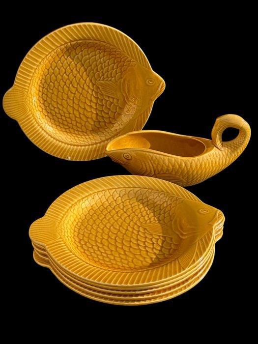 Sarreguemines - POISSONS! no Reserve Price! - Tafelservies, Antiek en Kunst, Antiek | Meubels | Tafels