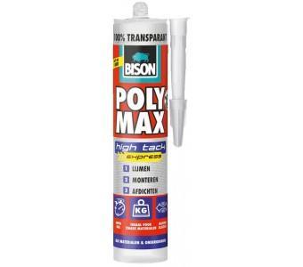 Bison polymax high tack express transparant 300 gr,, Doe-het-zelf en Verbouw, Isolatie en Afdichting, Nieuw, Verzenden