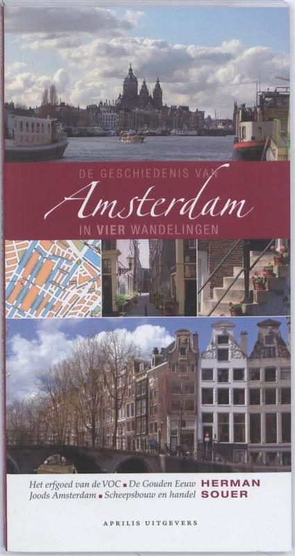 De geschiedenis van Amsterdam in vier wandelingen, Boeken, Reisgidsen, Gelezen, Verzenden