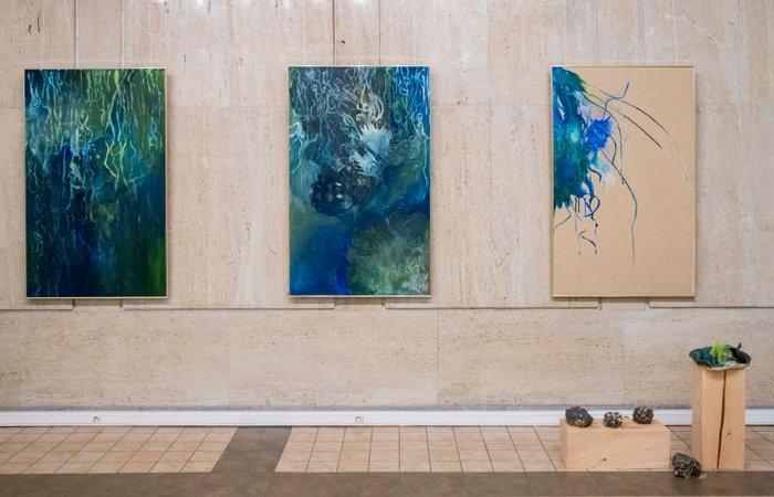 marina aleksandrova - The Water Myth/ triptych XXL, Antiek en Kunst, Kunst | Schilderijen | Modern